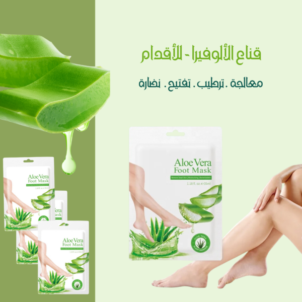 48 مجموعة قناع الألوفيرا للأقدام (٥ قطع)